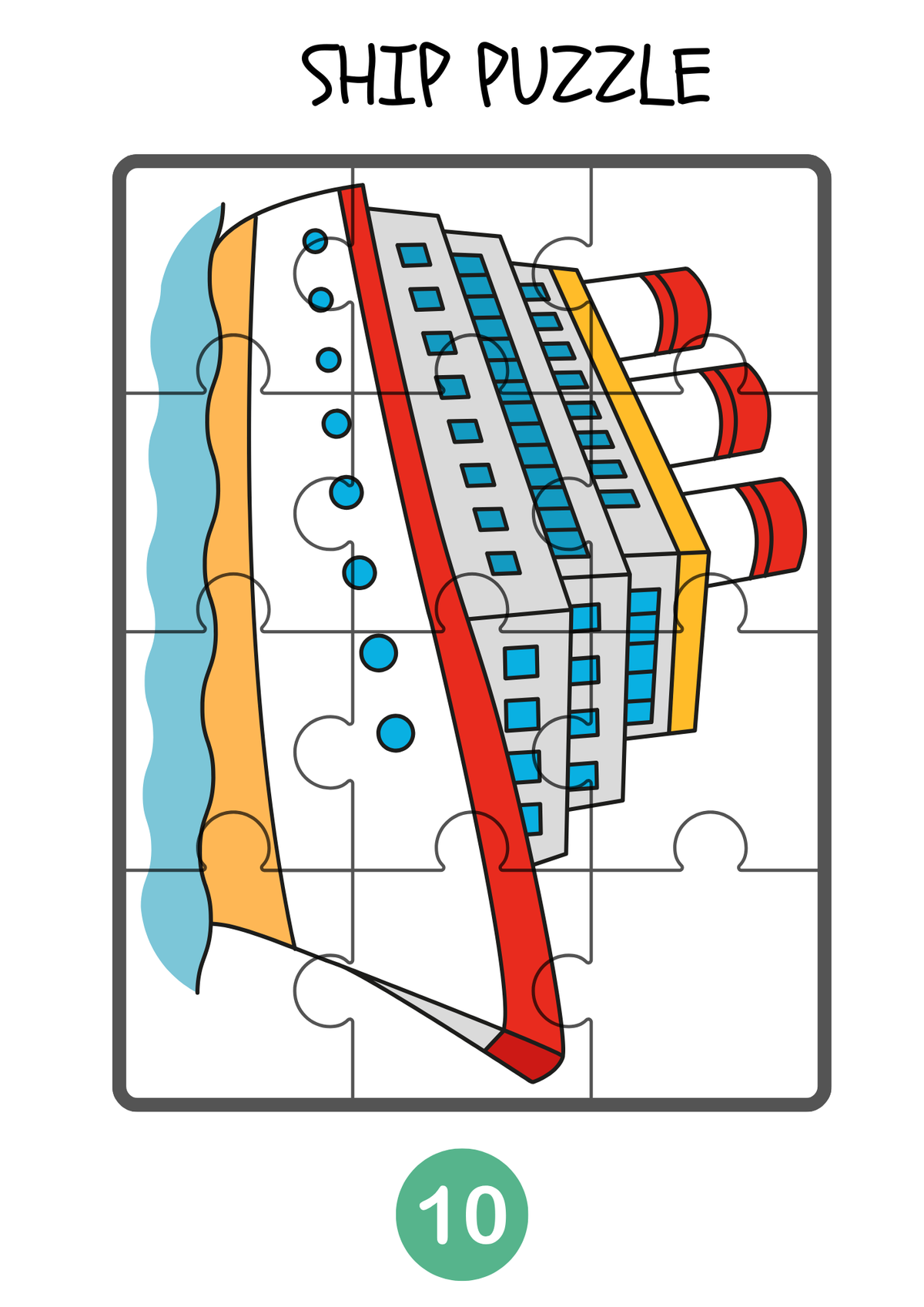 Toddler Puzzle Book / Minimalist Printable Activities