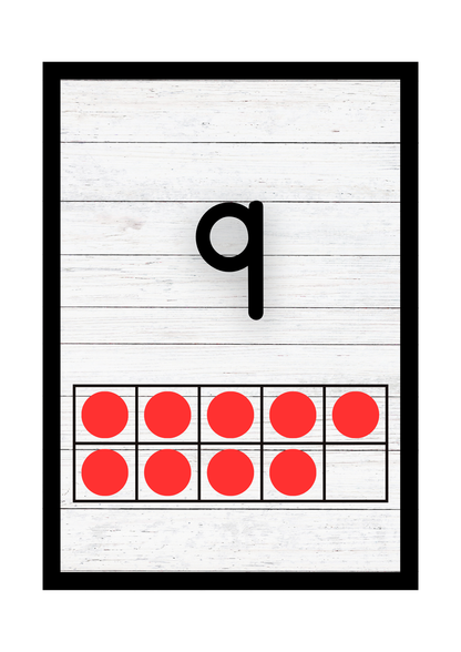 Math Count With Me For Toddlers |Ten Frame Flashcards &counting Printable