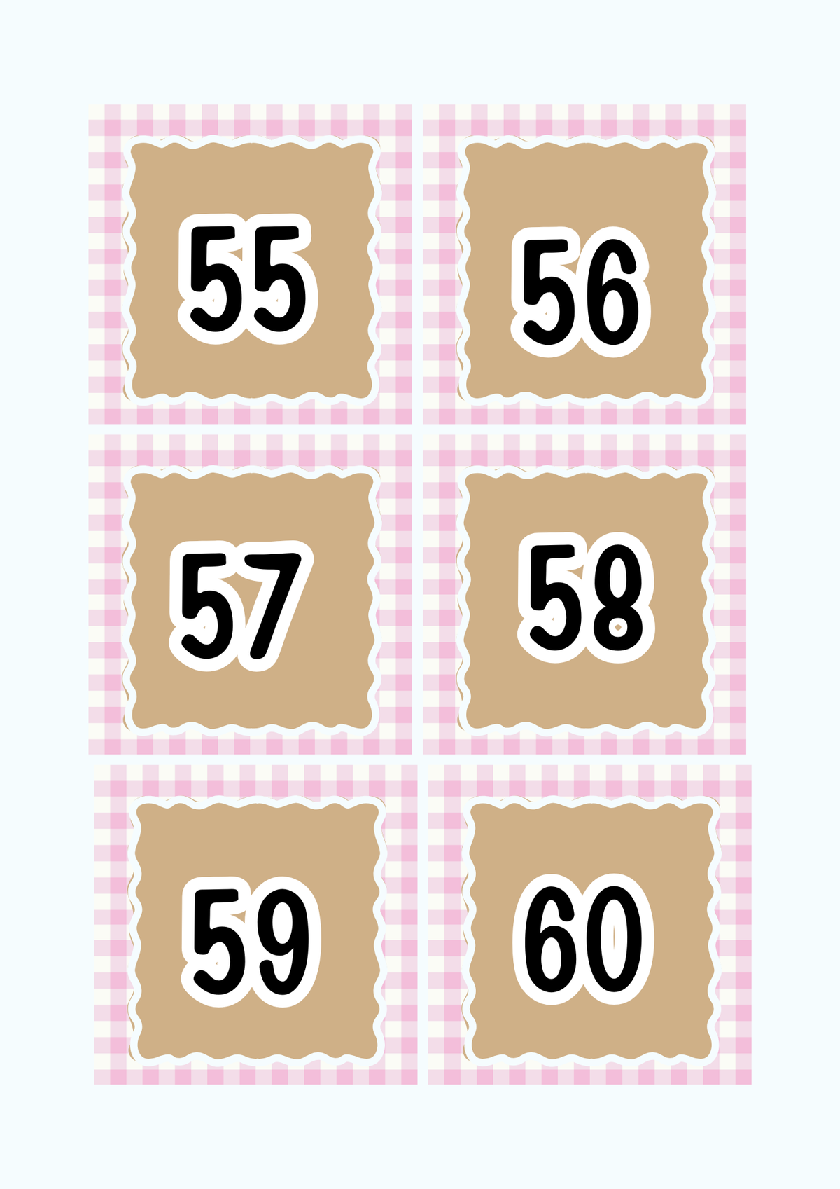 Numbers 1-100 Flashcards & Counting Cards | Printable Pre-K Math Montessori Learning PDF