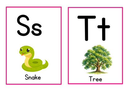 Alphabet Learning Flashcards