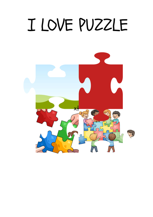 Toddler Puzzle Book / Minimalist Printable Activities