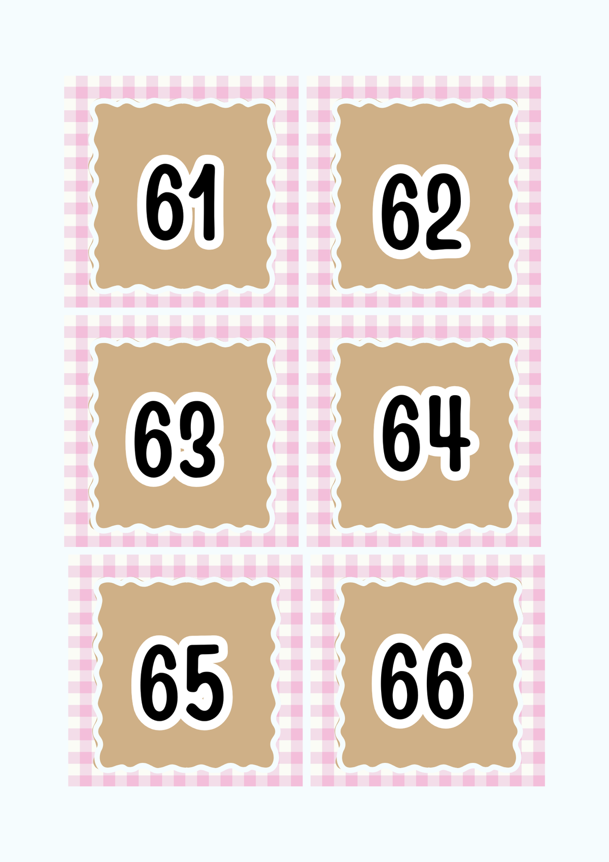 Numbers 1-100 Flashcards & Counting Cards | Printable Pre-K Math Montessori Learning PDF