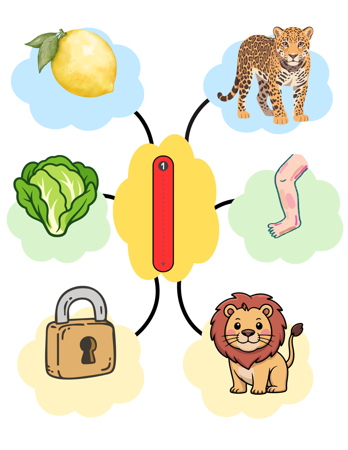 Alphabet Phonics & Beginning Sounds Learning Cards for Kids