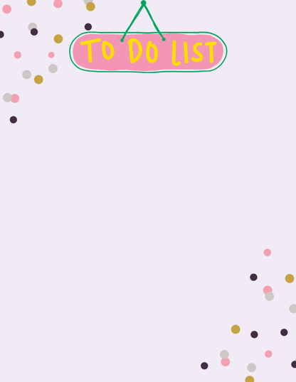 Aesthetic To Do List & Notepad Digital Bundle