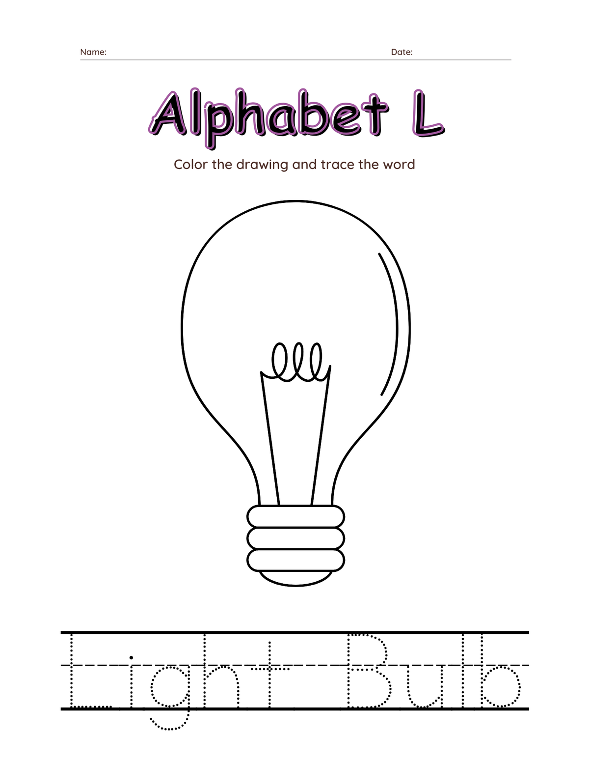 Alphabet tracing & coloring  Worksheets-27 Page Printable Pack