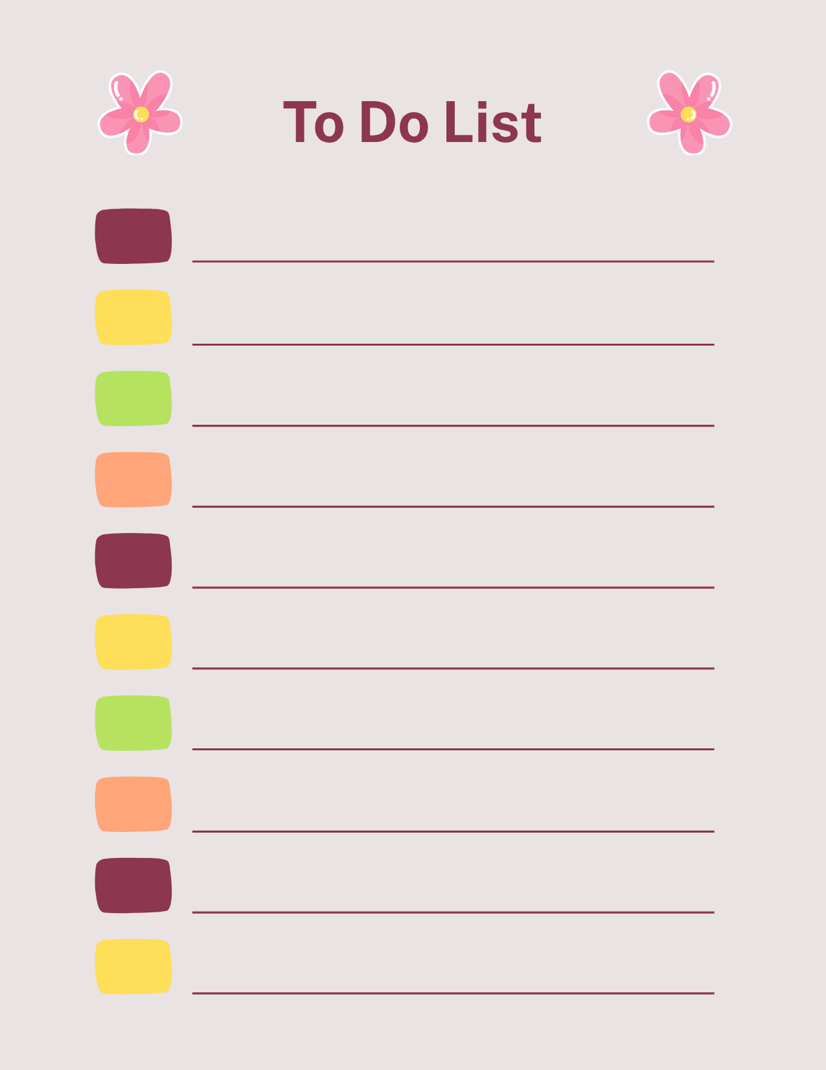 Aesthetic To Do List & Notepad Digital Bundle