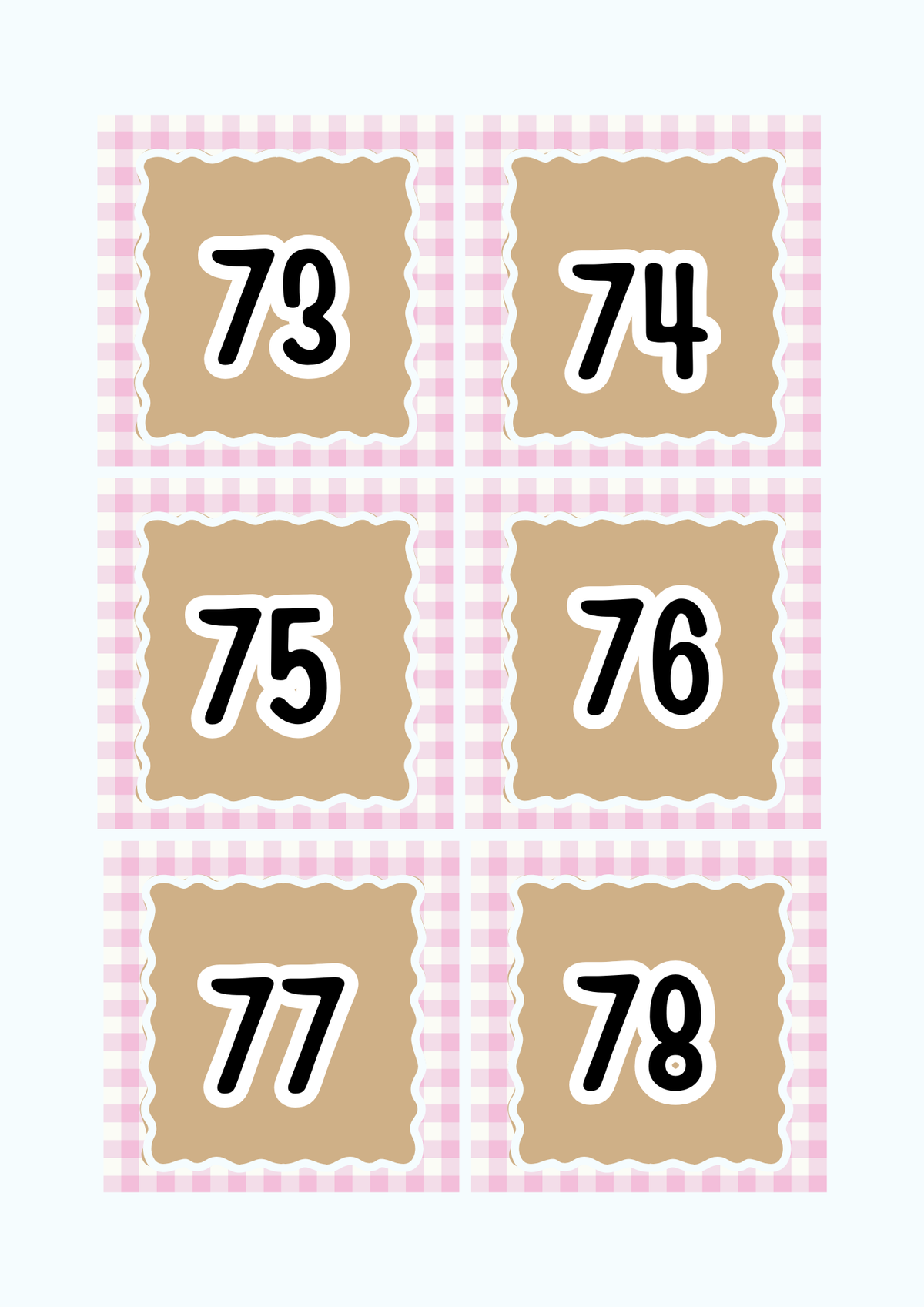 Numbers 1-100 Flashcards & Counting Cards | Printable Pre-K Math Montessori Learning PDF