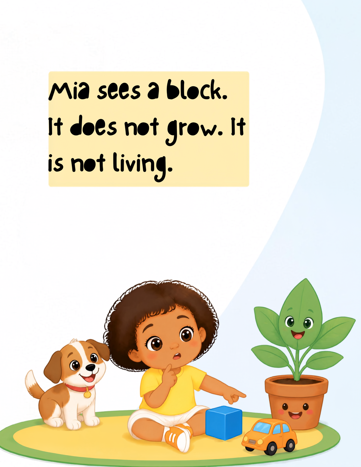 Mia Finds Living Things