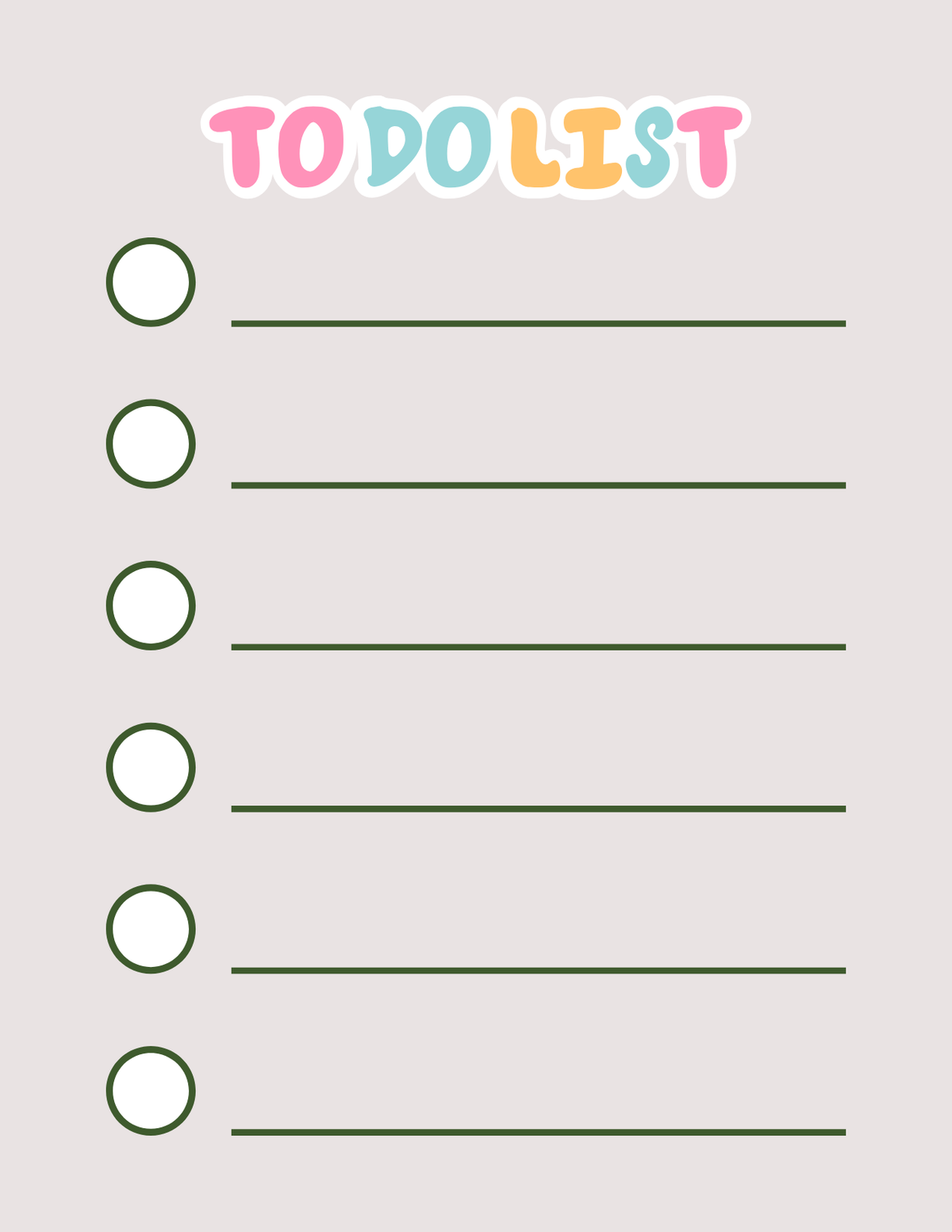Aesthetic To Do List & Notepad Digital Bundle