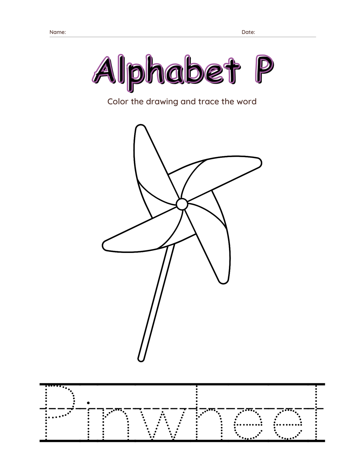 Alphabet tracing & coloring  Worksheets-27 Page Printable Pack