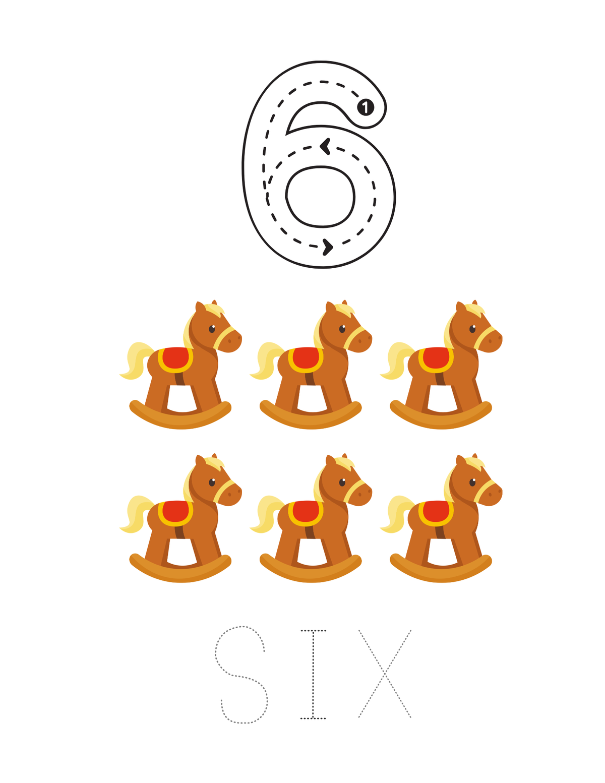 Toddler Learning Numbers 1-10 Flashcards & Educational Posters Set