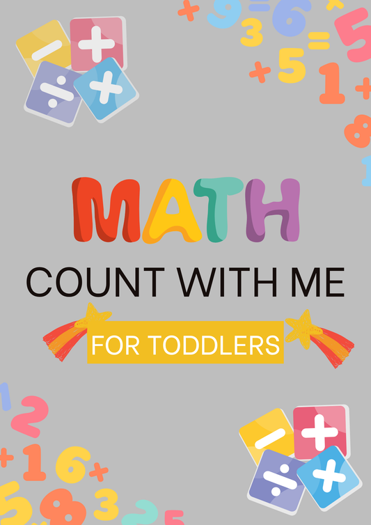Math Count With Me For Toddlers |Ten Frame Flashcards &counting Printable