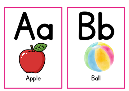 Alphabet Learning Flashcards