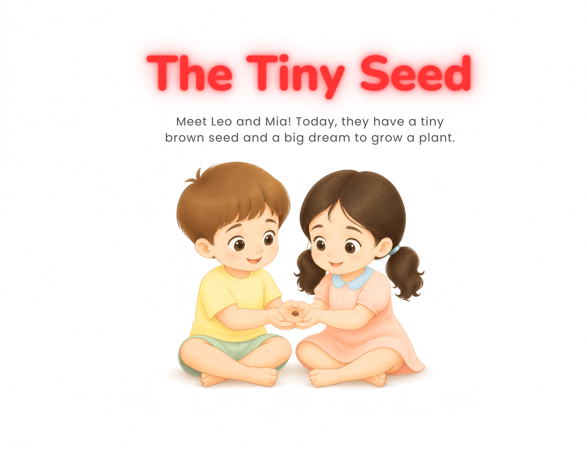 The Tiny Seed  Printable Montessori Storybook & Sequencing Activity Pages