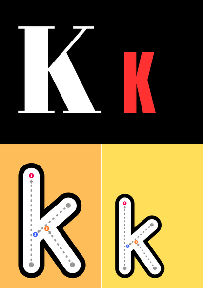 Alphabet Flashcards A to Z | Minimalist Preschool Letter Learning Printable