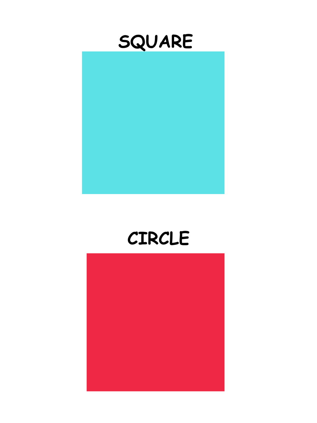 Printable Basic Shapes Flashcards & Worksheets Set – Toddler & Preschool Learning Activity (Digital Download)