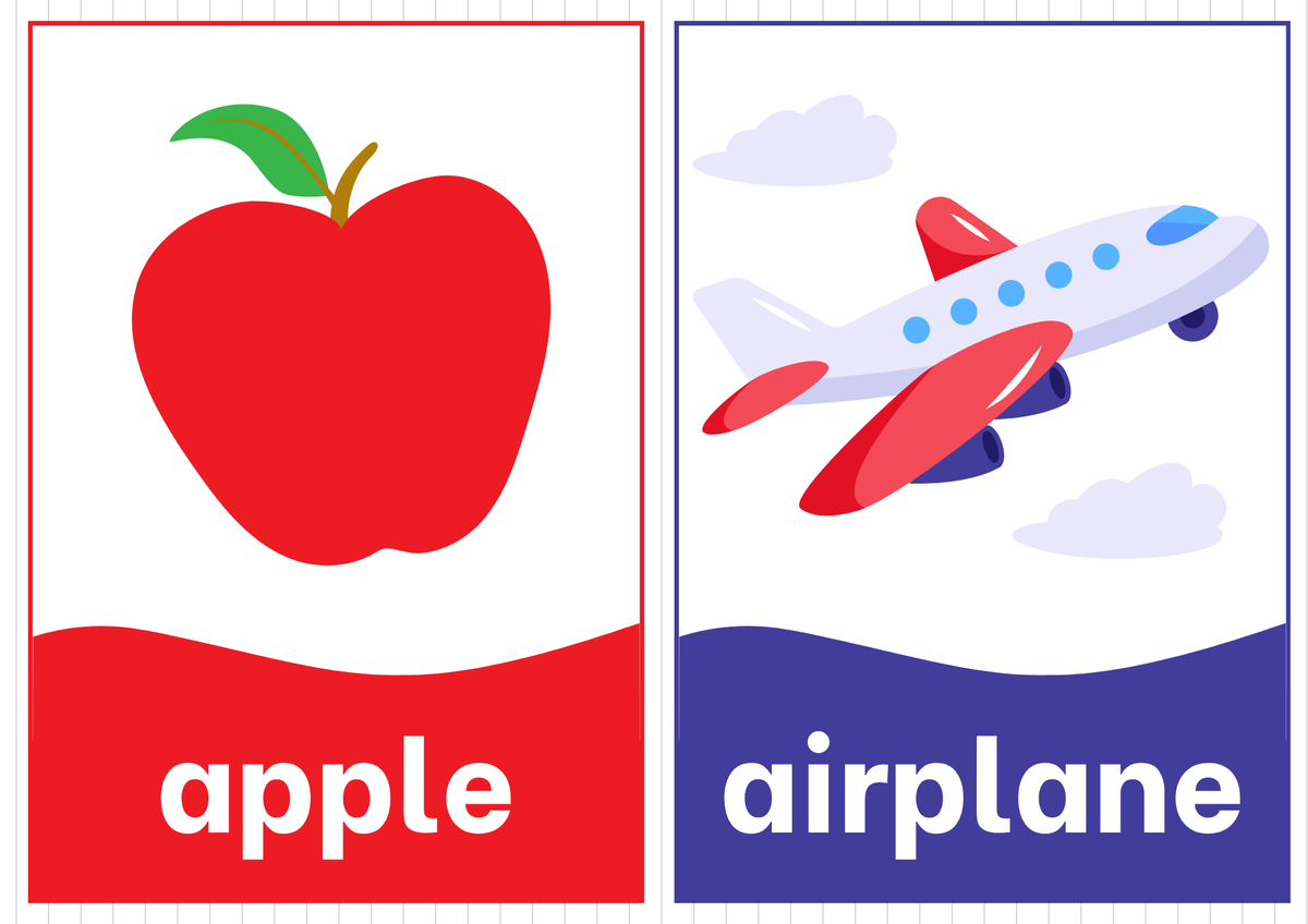 Montessori Phonics & Vocabulary Flashcards Set | Printable Alphabet & Object Cards (Digital Download)