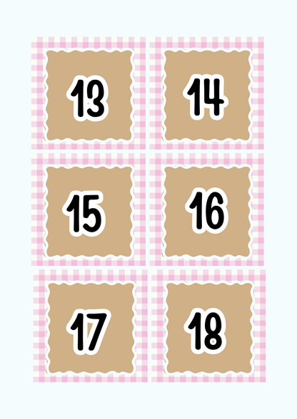 Numbers 1-100 Flashcards & Counting Cards | Printable Pre-K Math Montessori Learning PDF