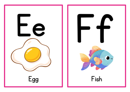 Alphabet Learning Flashcards