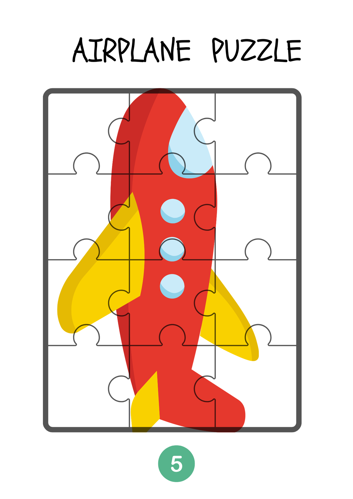 Toddler Puzzle Book / Minimalist Printable Activities