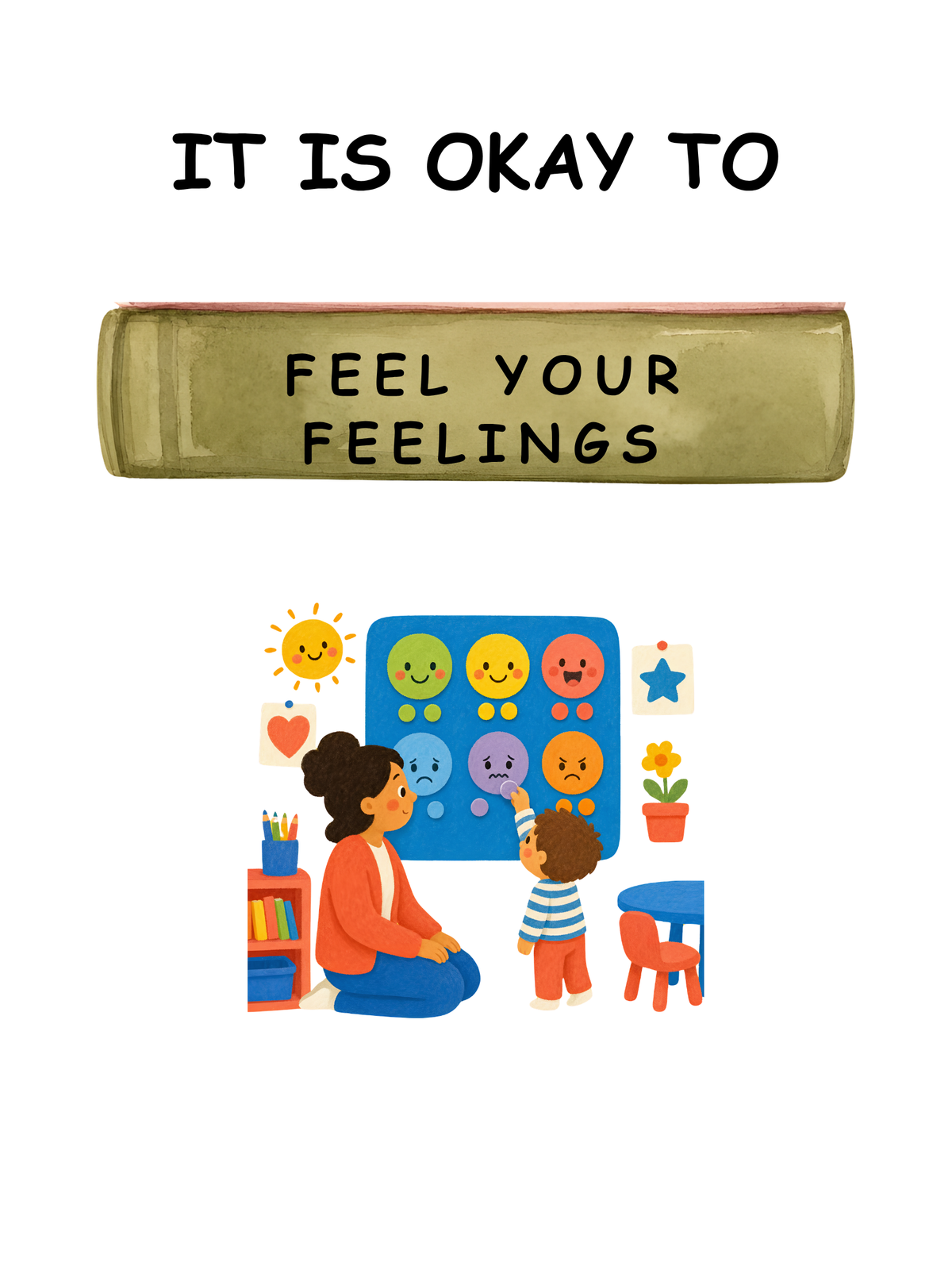 It Is Okay To Growth Mindset Affirmations Toddler Wall Art Printable