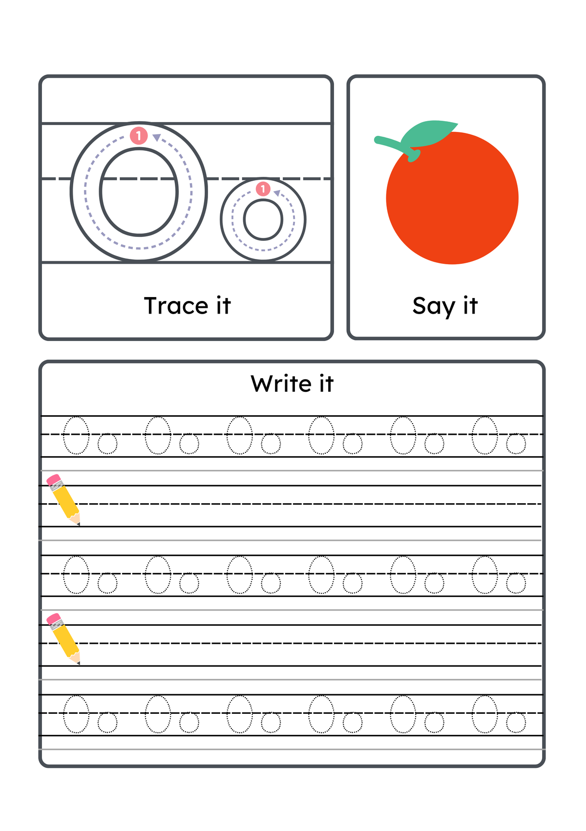 Alphabet Handwriting & Tracing Worksheets | A–Z Letter Practice Set for Toddlers & Preschoolers