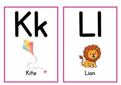 Alphabet Learning Flashcards