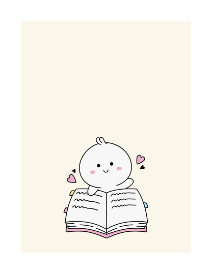 Little Learner Mochi – Printable Notepad | US Letter PDF