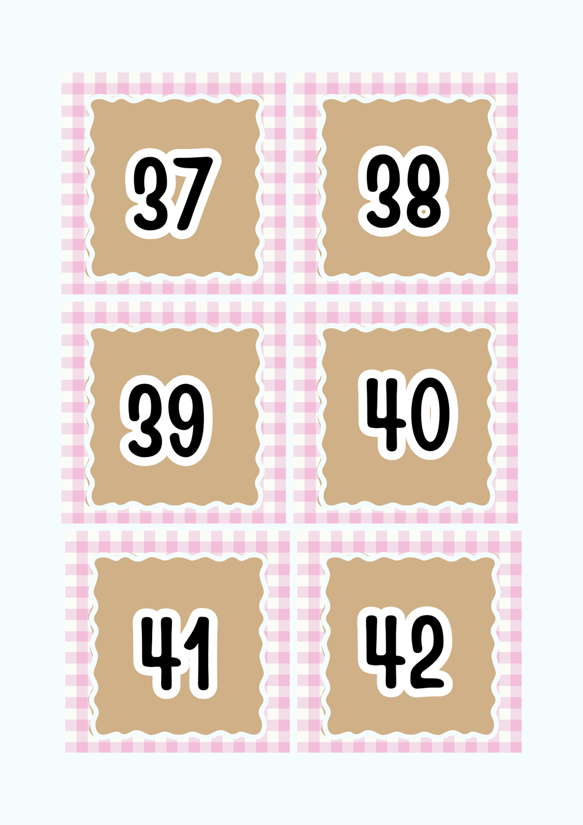Numbers 1-100 Flashcards & Counting Cards | Printable Pre-K Math Montessori Learning PDF