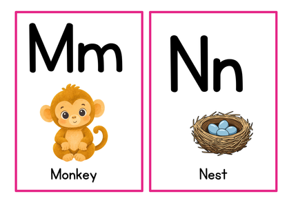 Alphabet Learning Flashcards