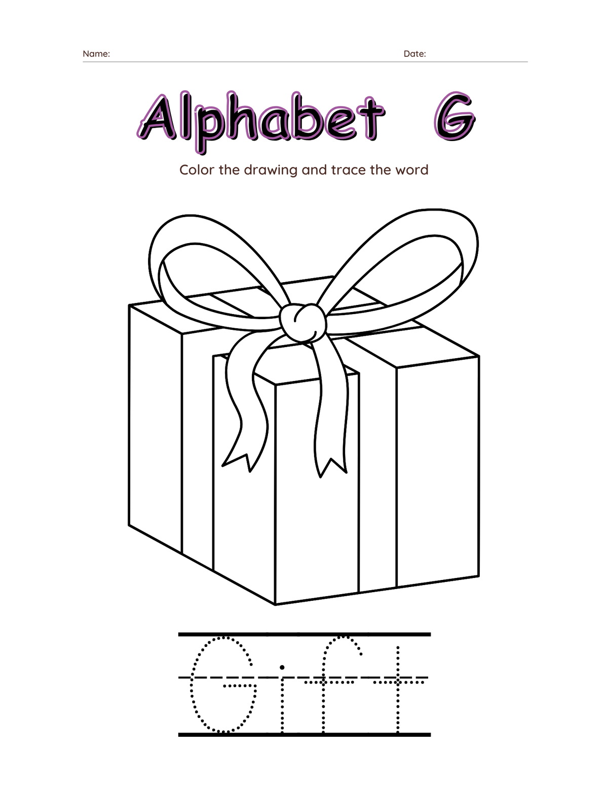 Alphabet tracing & coloring  Worksheets-27 Page Printable Pack