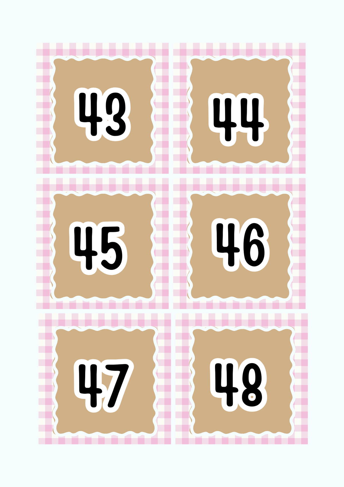 Numbers 1-100 Flashcards & Counting Cards | Printable Pre-K Math Montessori Learning PDF