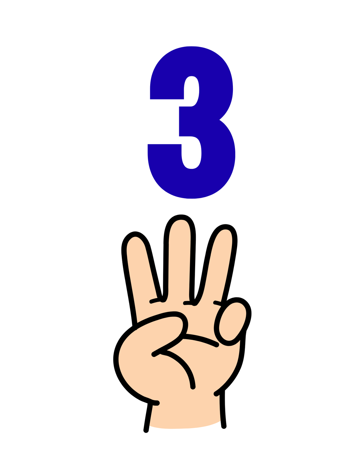 Number  Cards US Letter