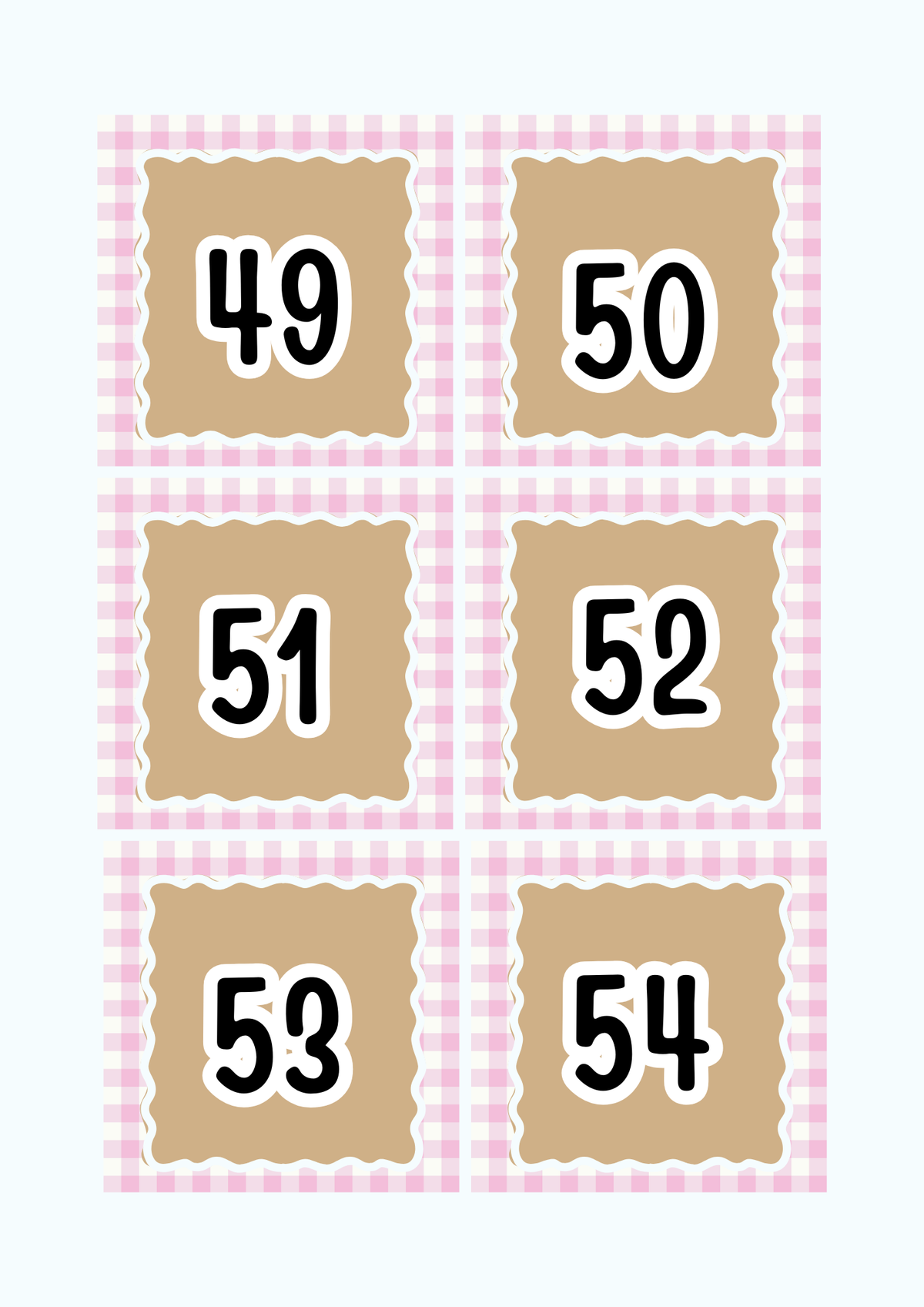 Numbers 1-100 Flashcards & Counting Cards | Printable Pre-K Math Montessori Learning PDF