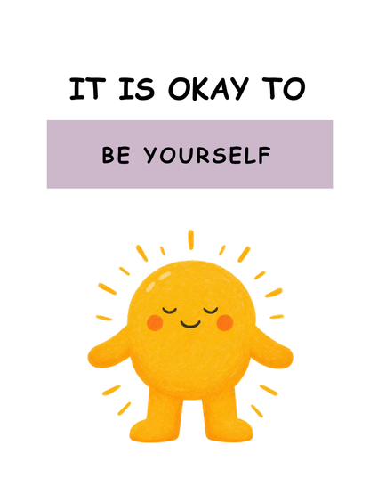 It Is Okay To Growth Mindset Affirmations Toddler Wall Art Printable